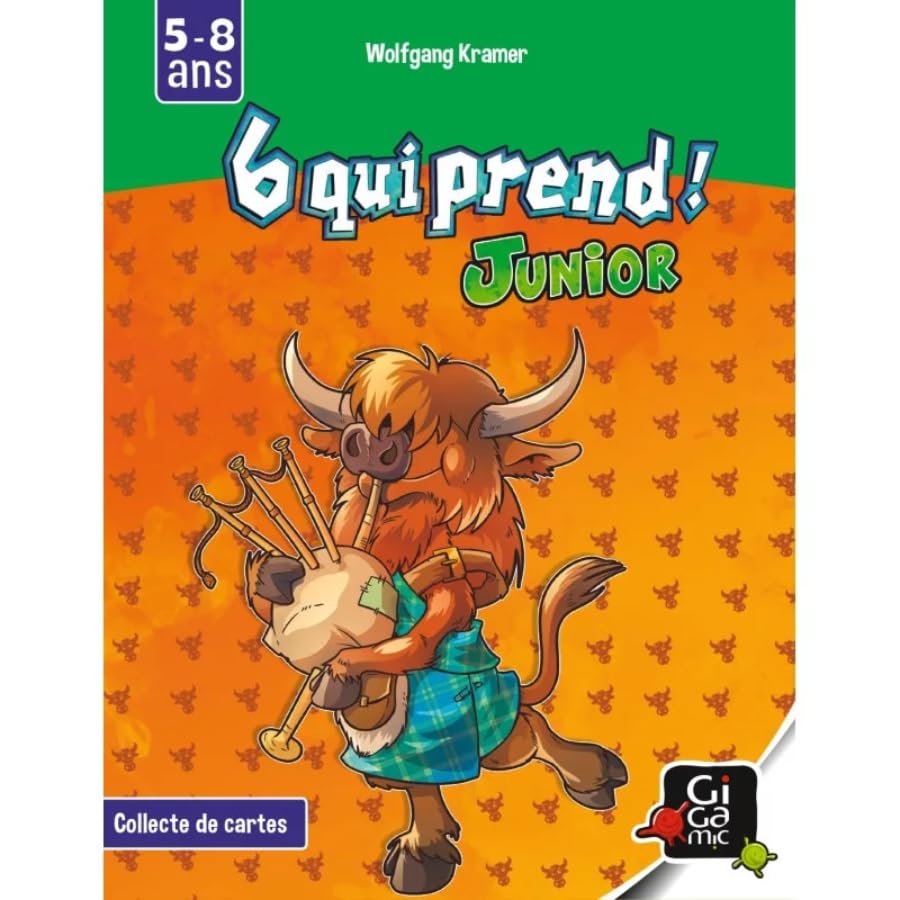 GIGAMIC - 6 Qui Surprend ! - Jeux de société - Jeux de cartes dès 10 ans - Jeu d'ambiance pour enfant, famille et amis - 28 Cartes Spéciales - De 2 à 10 joueurs - 45 Min - Version Française - AMZIX