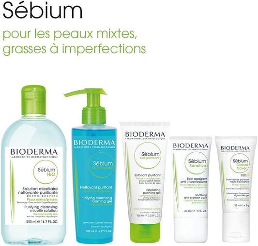 Bioderma Sébium H2O Solution Micellaire Lot de 2 x 500 ml