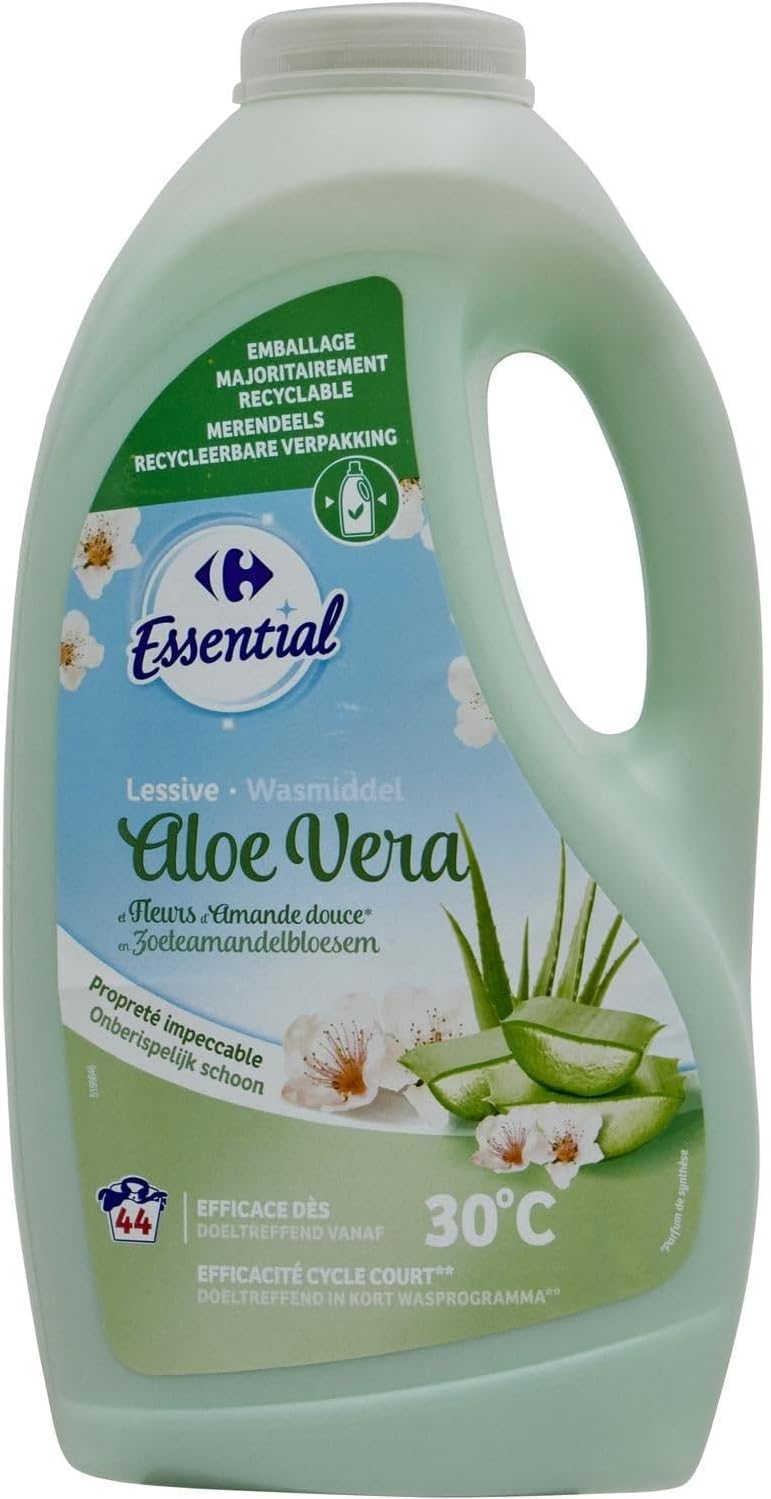 CARREFOUR ESSENTIAL aloe vera fleurs amande douce - lot de 3