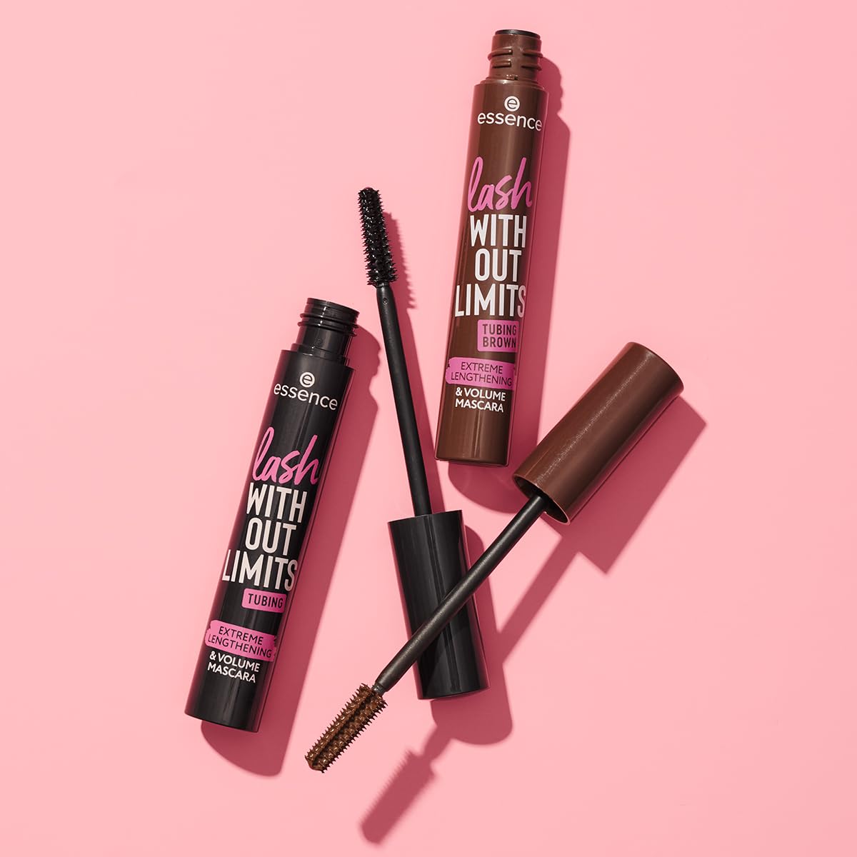 essence lash WITHOUT LIMITS EXTREME LENGTHENING & VOLUME MASCARA, longue durée, augmentant le volume, ultra noir, allongeant (13ml)