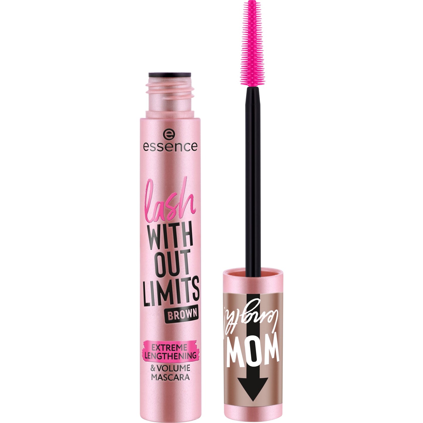 essence lash WITHOUT LIMITS EXTREME LENGTHENING & VOLUME MASCARA, longue durée, augmentant le volume, ultra noir, allongeant (13ml)