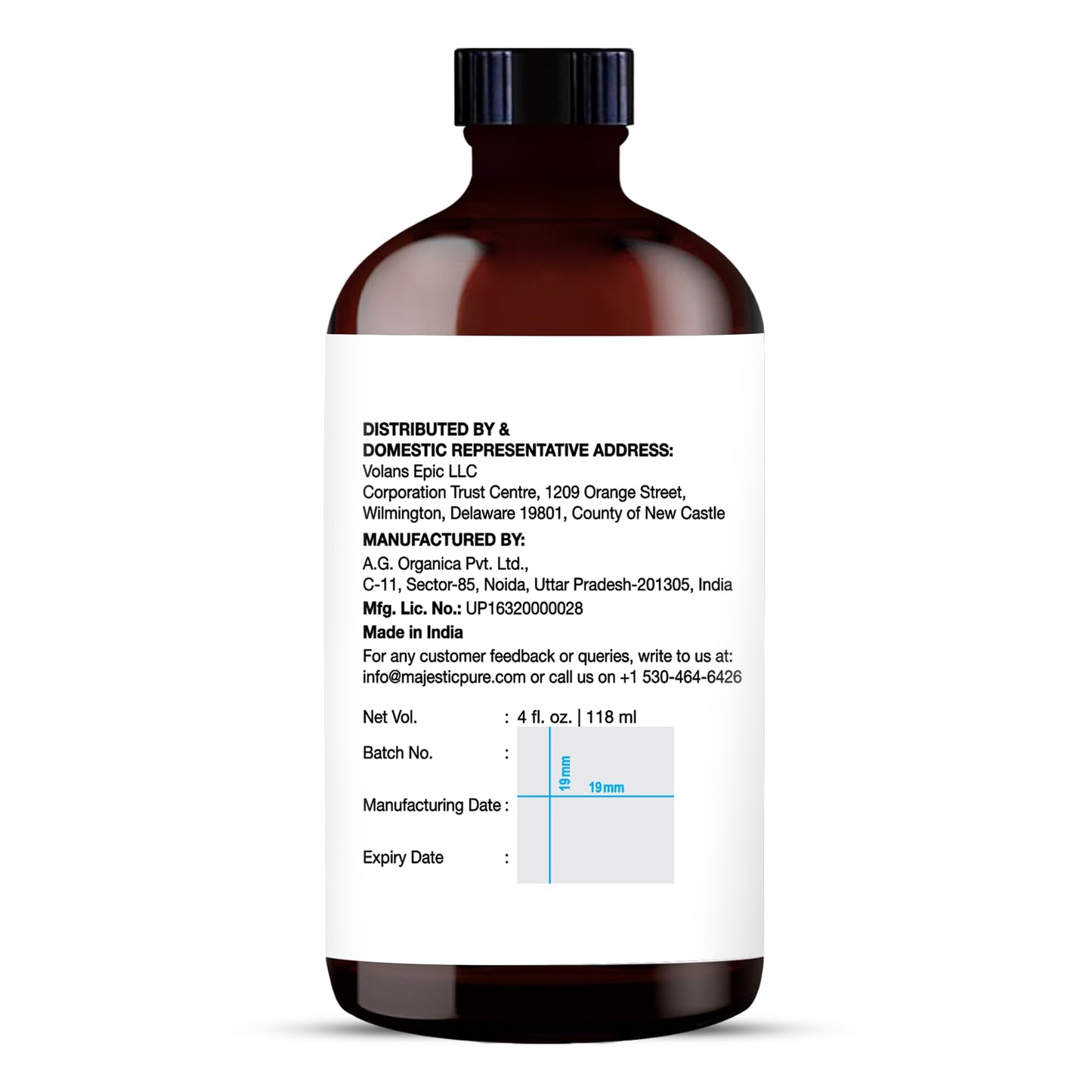 Majestic Pure Huile Essentielle Tea Tree (Arbre à Thé), 118ml