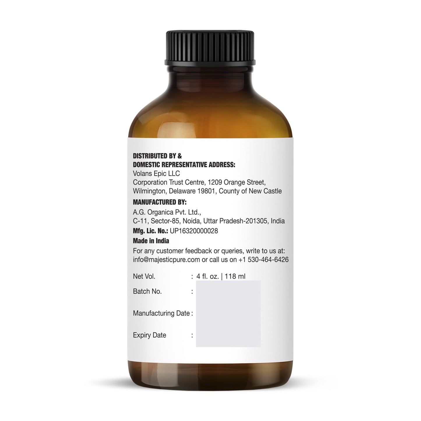 Majestic Pure Huile Essentielle Tea Tree (Arbre à Thé), 118ml
