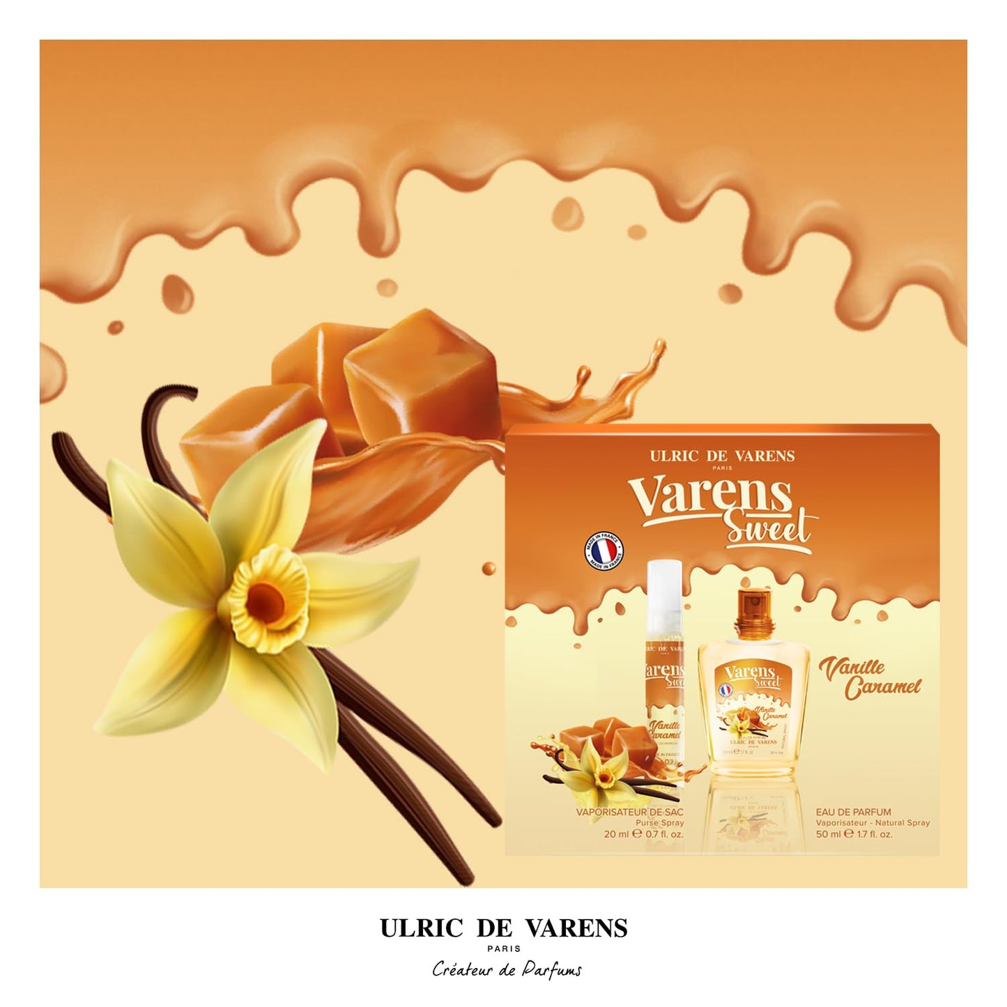 ULRIC DE VARENS - Eau de Parfum Varens - Parfum Femme - Vaporisateur - Made in France - 50 ml