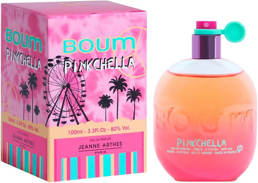 JEANNE ARTHES - Parfum Femme Boum Pinkchella - Eau de Parfum - Flacon Vaporisateur 100 ml - Vanille & Musc - Fabriqué en France à Grasse