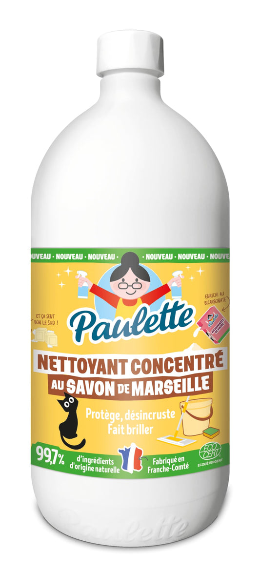 Paulette - Savon de Marseille au Bicarbonate de Soude - Authentique - 500mL