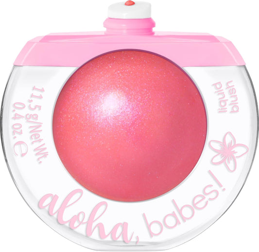 essence aloha, babes! colorete líquido, altamente pigmentado, secado rápido, brillante (11.5g)
