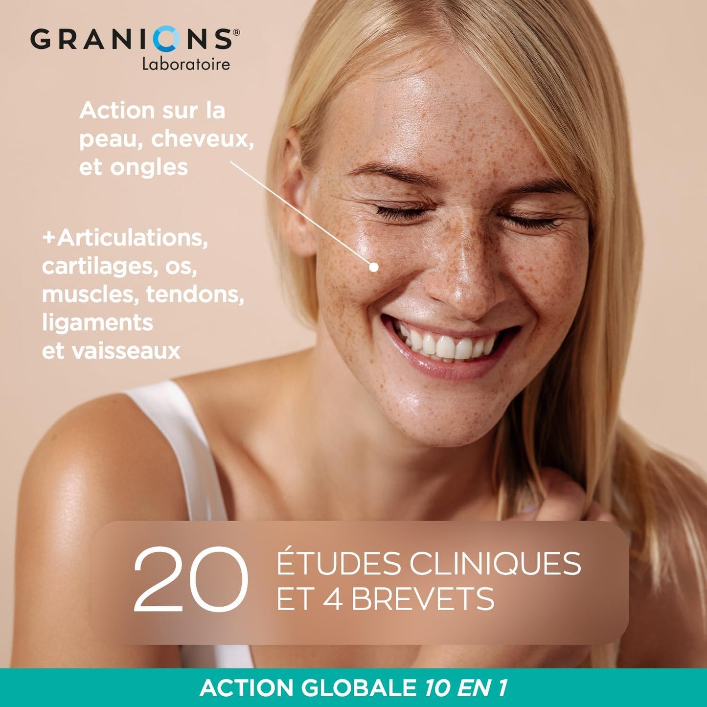 Collagene Marin Granions Multi 5 Types Vitamine C - 60 Comprimés