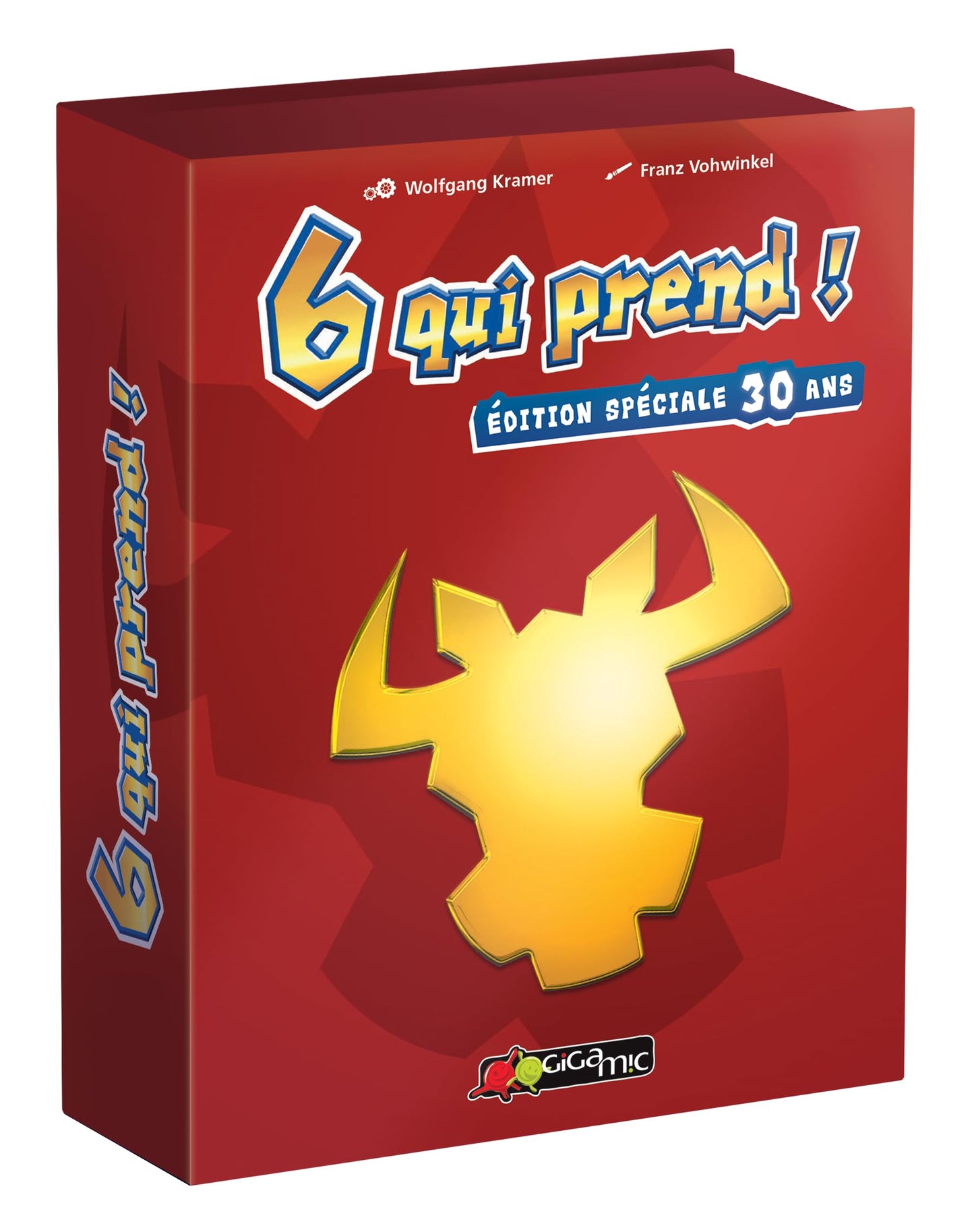 GIGAMIC - 6 Qui Surprend ! - Jeux de société - Jeux de cartes dès 10 ans - Jeu d'ambiance pour enfant, famille et amis - 28 Cartes Spéciales - De 2 à 10 joueurs - 45 Min - Version Française - AMZIX