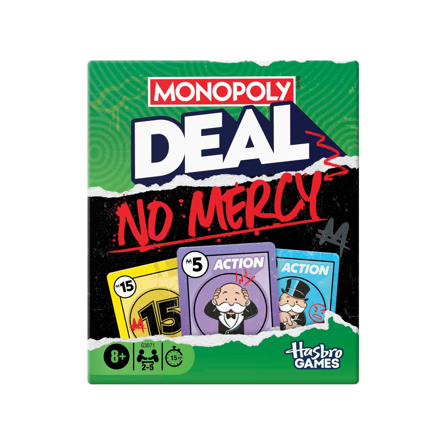 Monopoly Deal, Jeu de Cartes Rapide Inspiré du Jeu de Société Classique, Idée Cadeau d'anniversaire pour Garçons et Filles, Enfants et Familles, Dès 8 Ans