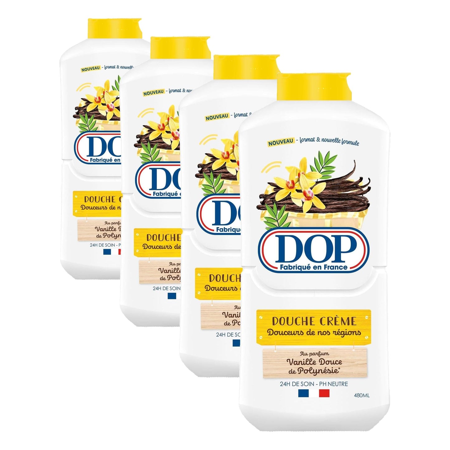 DOP Gel Douche Vanille Douce Polynésie Parfum Gourmand Enveloppant