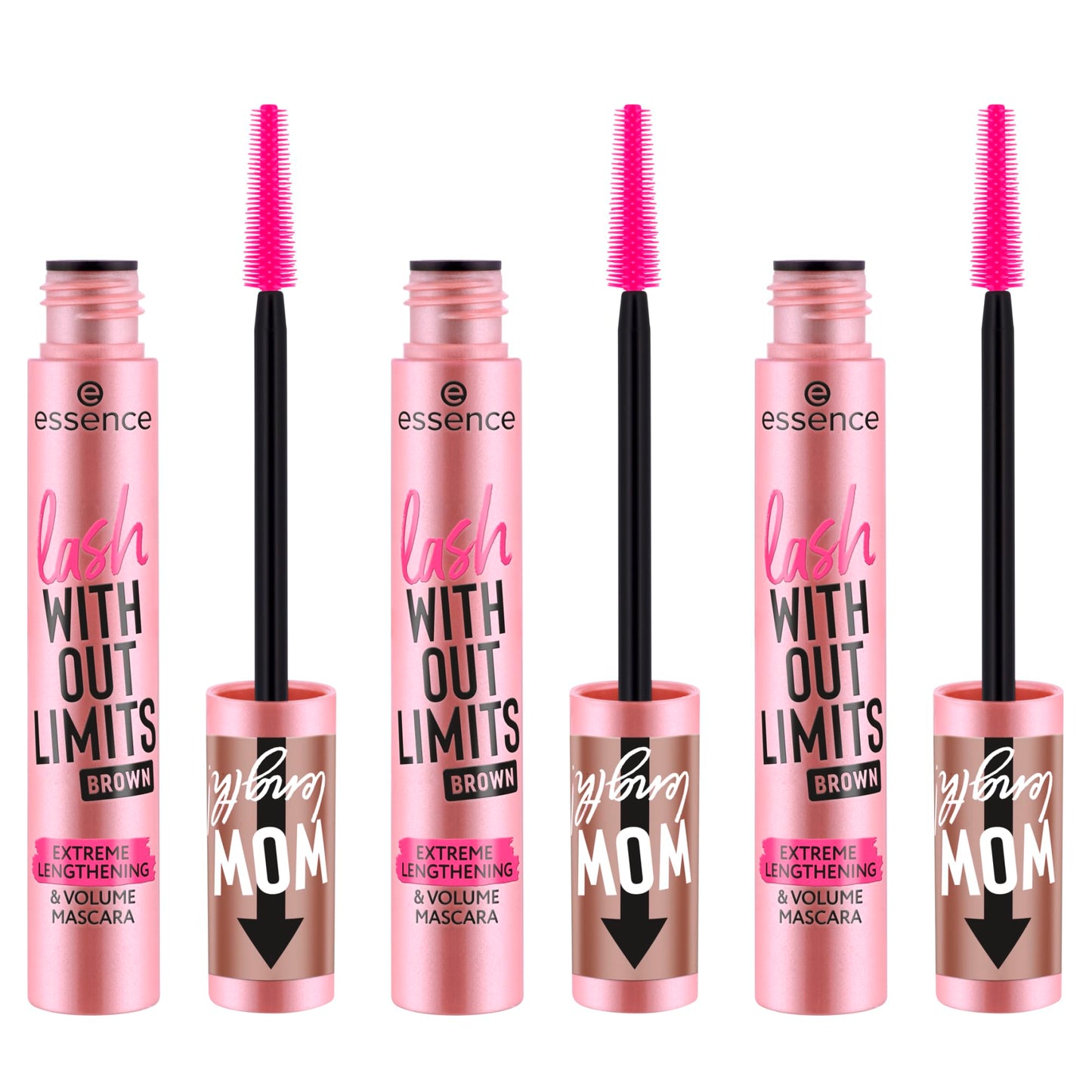 essence lash WITHOUT LIMITS EXTREME LENGTHENING & VOLUME MASCARA, longue durée, augmentant le volume, ultra noir, allongeant (13ml)