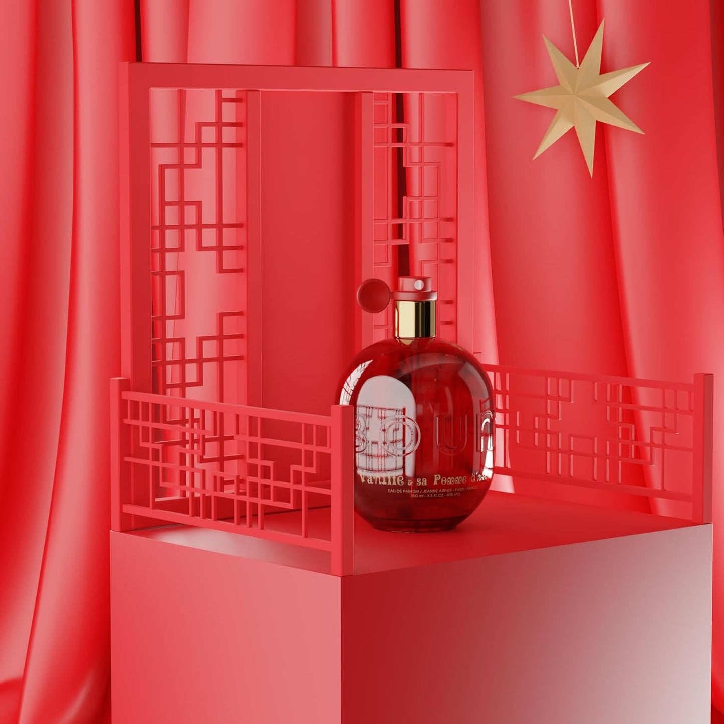 JEANNE ARTHES - Eau de Parfum Femme Boum Vanille - Floral & Fruité - Orange & Pomme d’Amour - Fabriqué en France à Grasse - Cadeau Femme - Flacon Vaporisateur 100 ml
