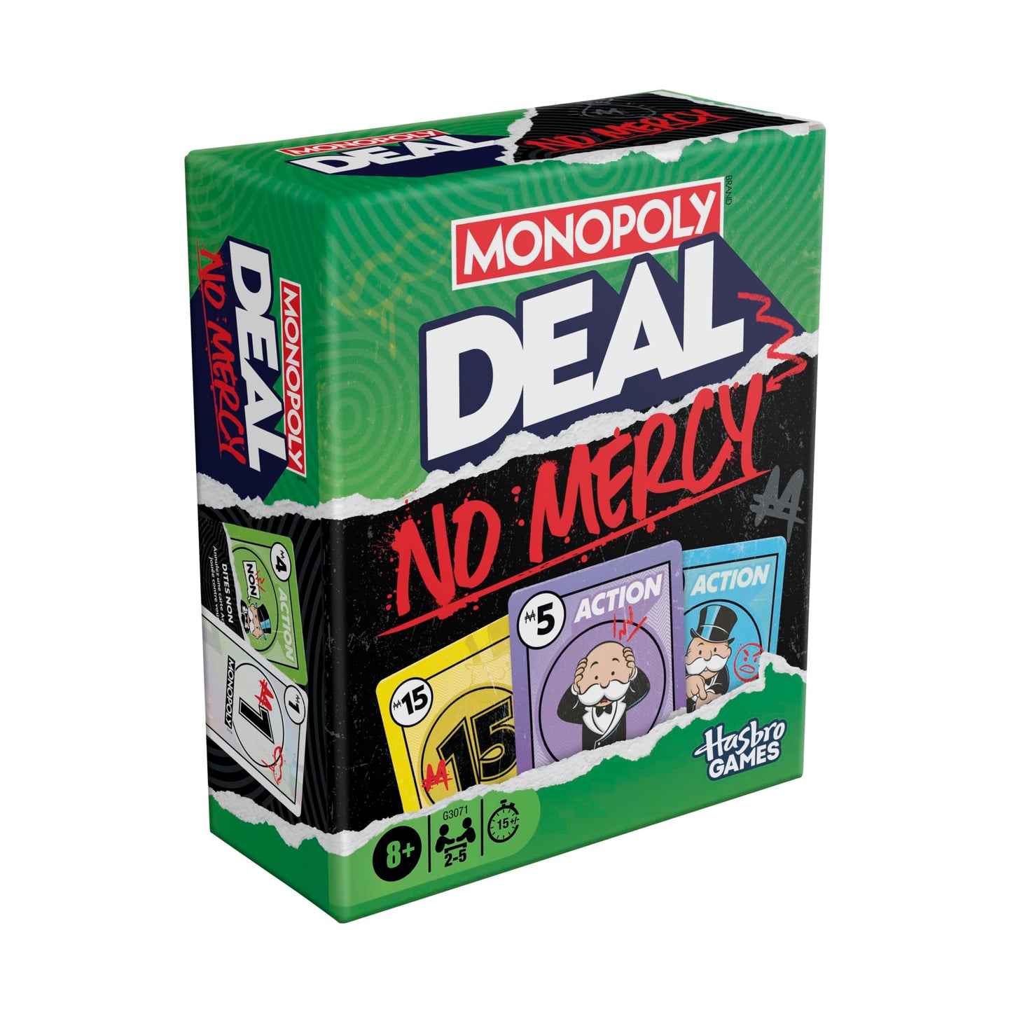 Monopoly Deal, Jeu de Cartes Rapide Inspiré du Jeu de Société Classique, Idée Cadeau d'anniversaire pour Garçons et Filles, Enfants et Familles, Dès 8 Ans