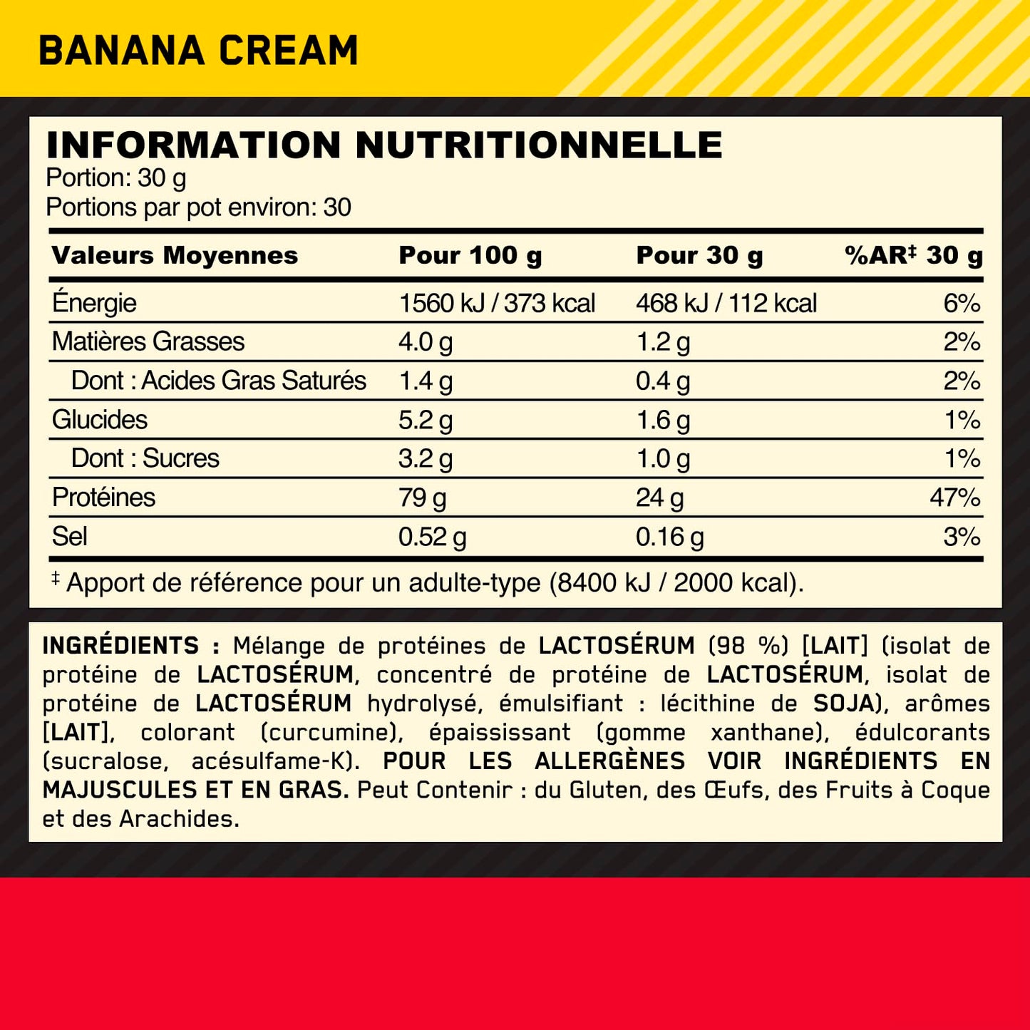 Optimum Nutrition Gold Standard 100% Whey Protéine en Poudre, 896 g