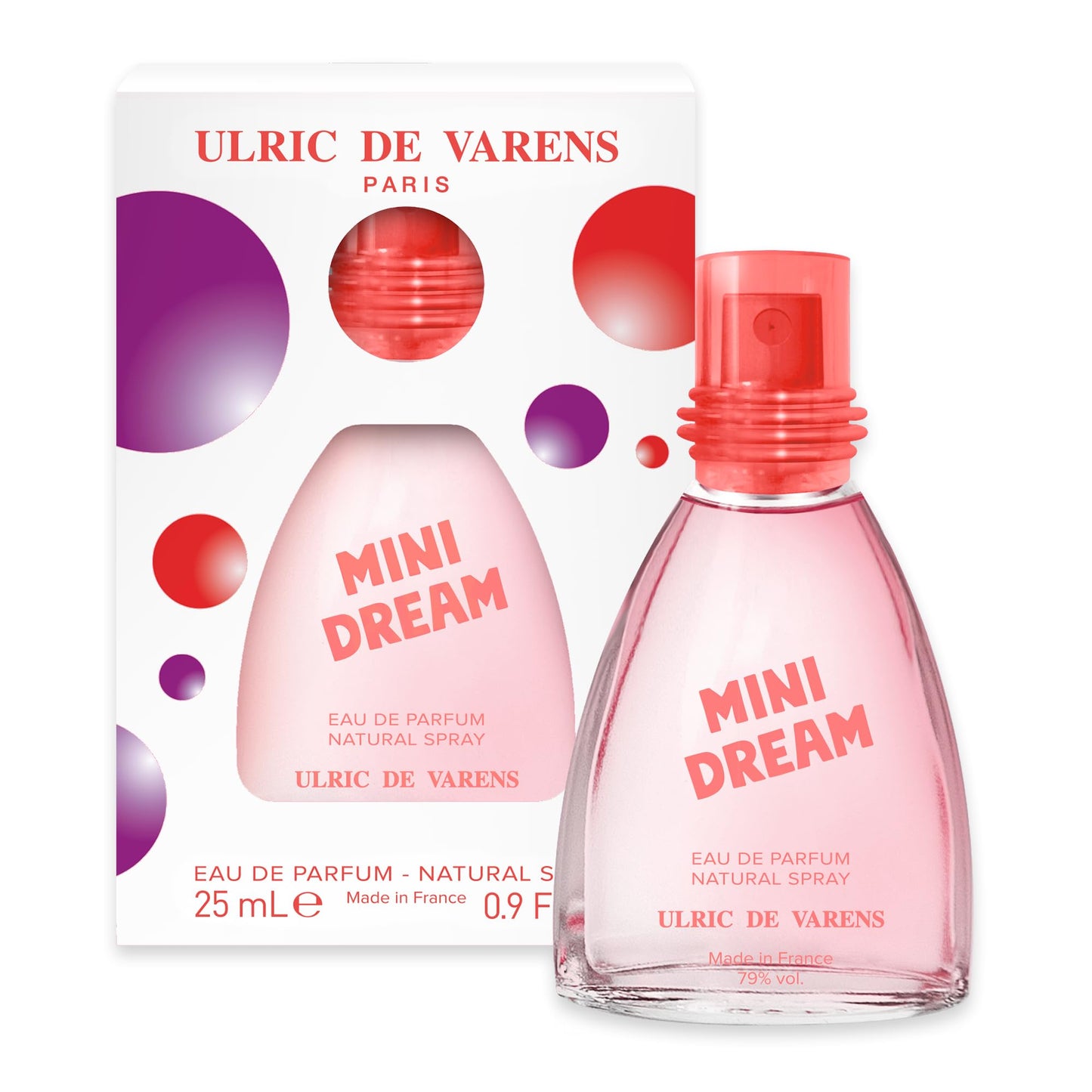 ULRIC DE VARENS - Eau de Parfum Mini Vanille - Vanille Boisée - Parfum Femme - Vaporisateur - Made in France - 25 ml