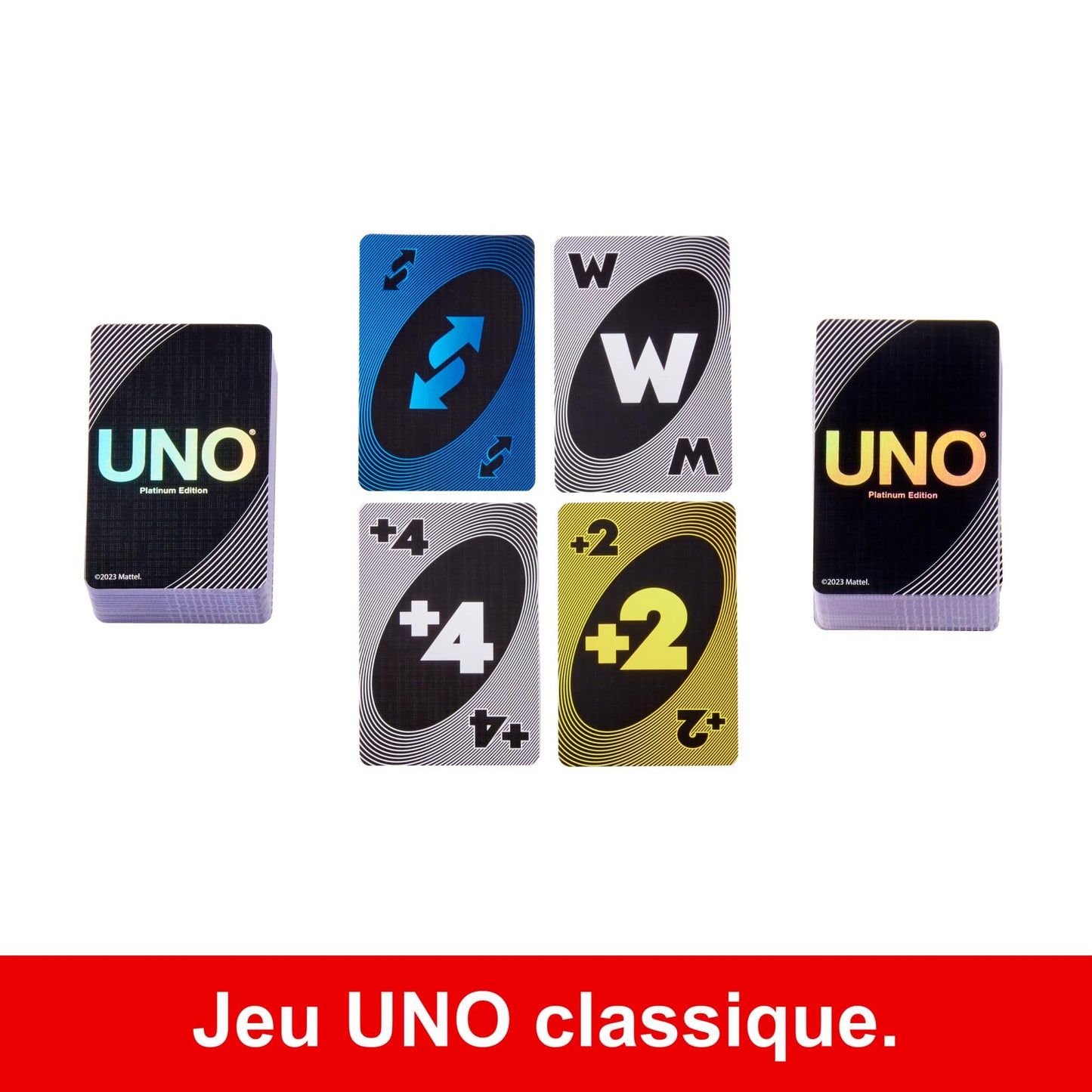 Mattel Games UNO Jeu de Cartes, 7+ Ans, 2-10 Joueurs