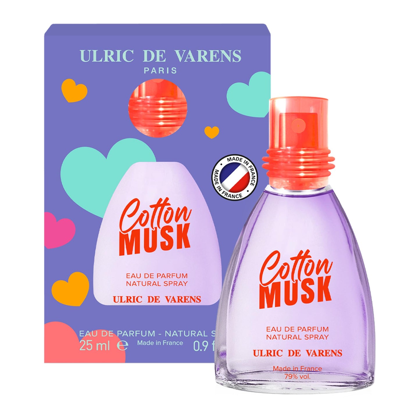 ULRIC DE VARENS - Eau de Parfum Mini Vanille - Vanille Boisée - Parfum Femme - Vaporisateur - Made in France - 25 ml
