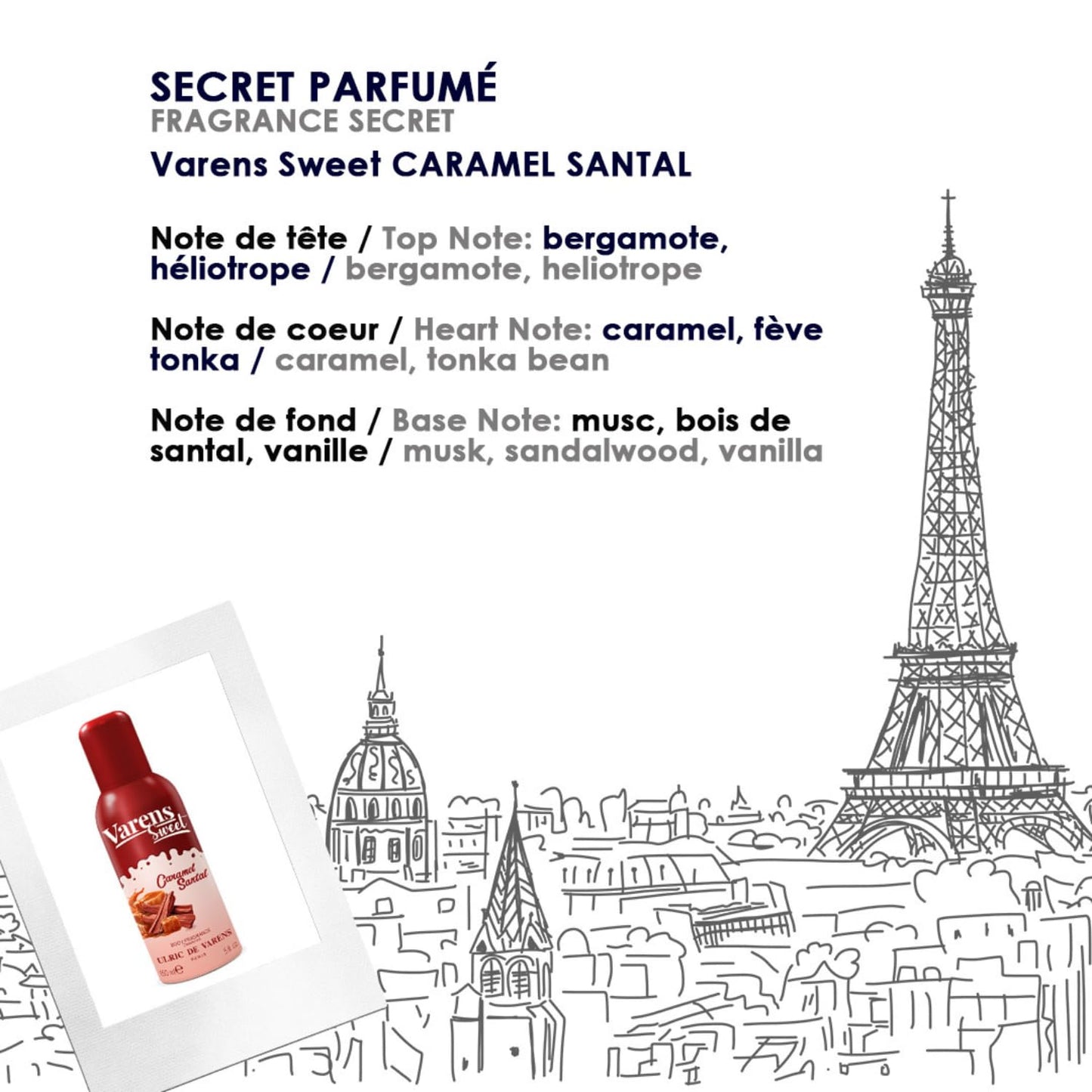 ULRIC DE VARENS - Body Fragrance Varens Sweet- Parfum & Déodorant Femme 2-en-1 - Vaporisateur - Spray - Lot de 2 x 150 ml
