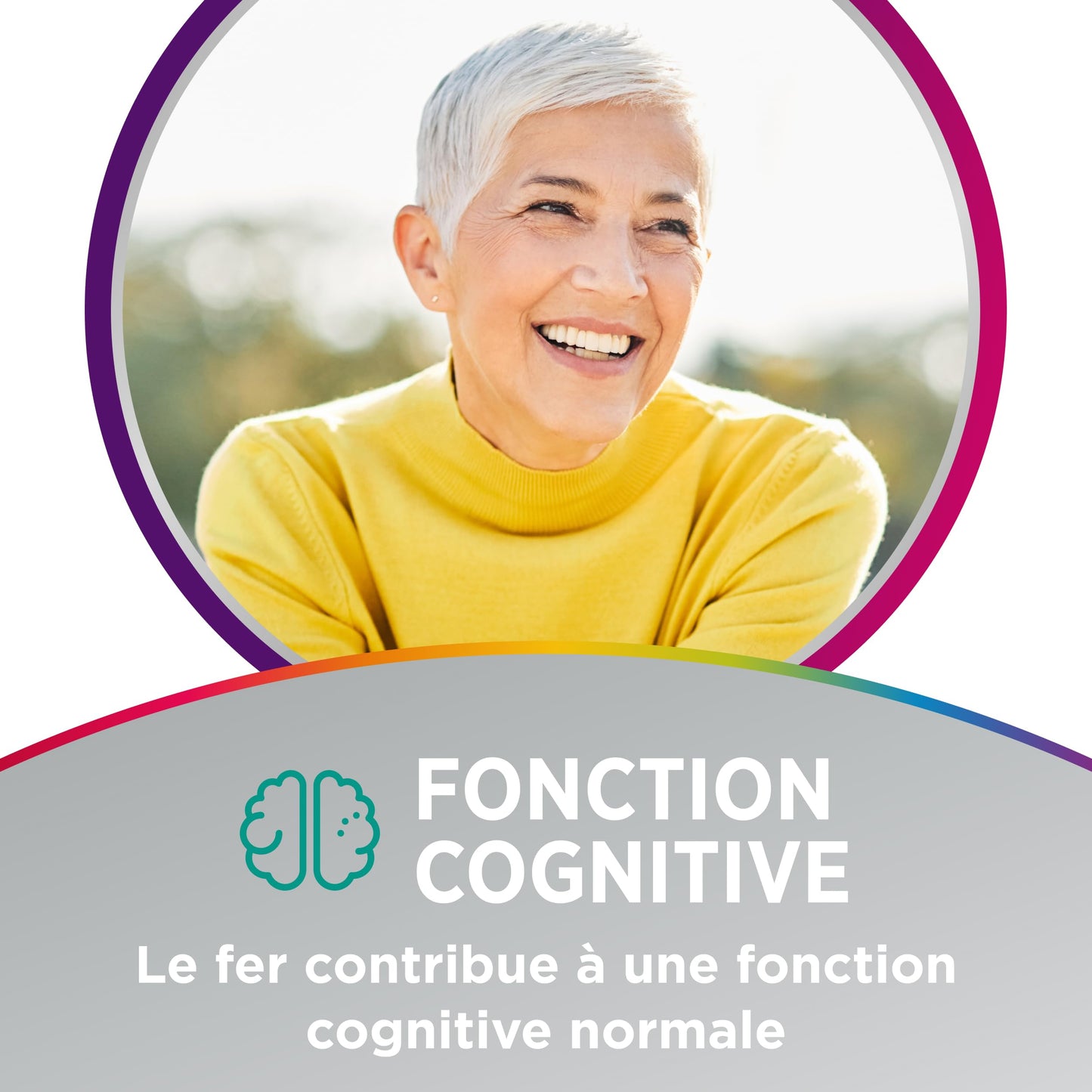 CENTRUM Women 50+ - Multivitamines et Minéraux pour Femme de +50 ans - 23 nutriments Vit D, C, B6, B12, Fer & Zinc - Complément Alimentaire Fatigue, Immunité & Soutien Cognitif - 30 Comprimés - 1 Mois