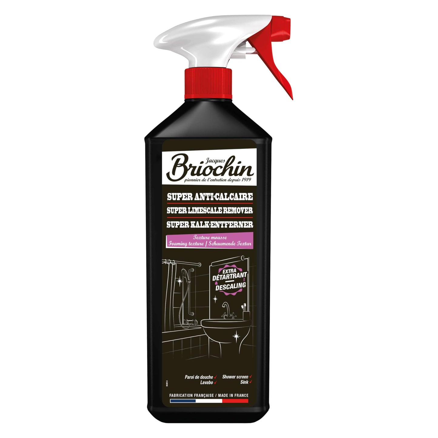 BRIOCHIN Nettoyant salle de bain 3 en 1 parfum floral 1L