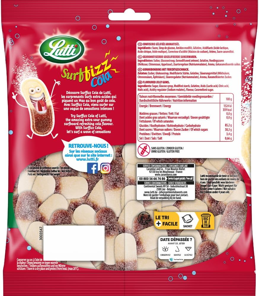 Lutti Surfizz Cola 200g
