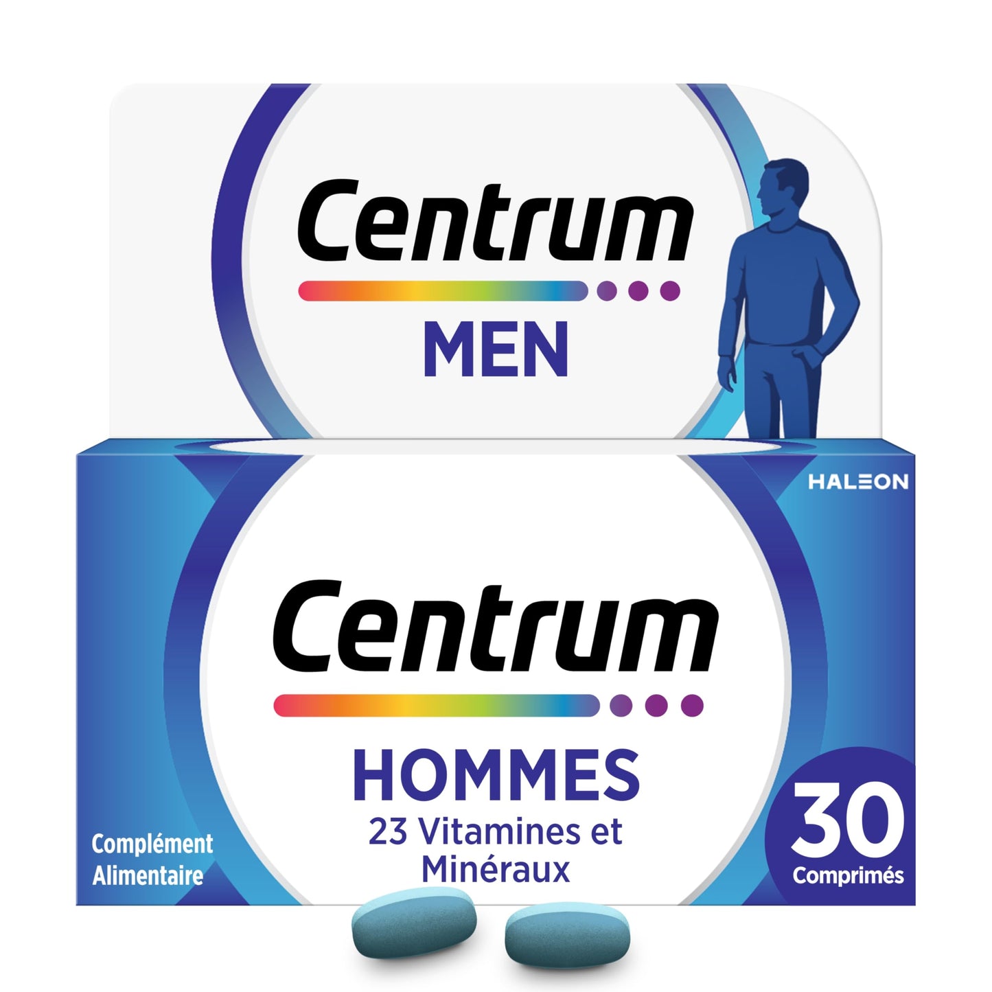 CENTRUM Women 50+ - Multivitamines et Minéraux pour Femme de +50 ans - 23 nutriments Vit D, C, B6, B12, Fer & Zinc - Complément Alimentaire Fatigue, Immunité & Soutien Cognitif - 30 Comprimés - 1 Mois