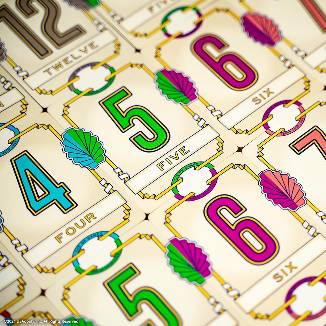 USAopoly Flip 7 | The Ultimate Blend of Press Your Luck and Strategy | Fast-Paced Addictive Card Game | Quick to Learn and Easy to Teach | 3+ Players | Ages 8+ | English