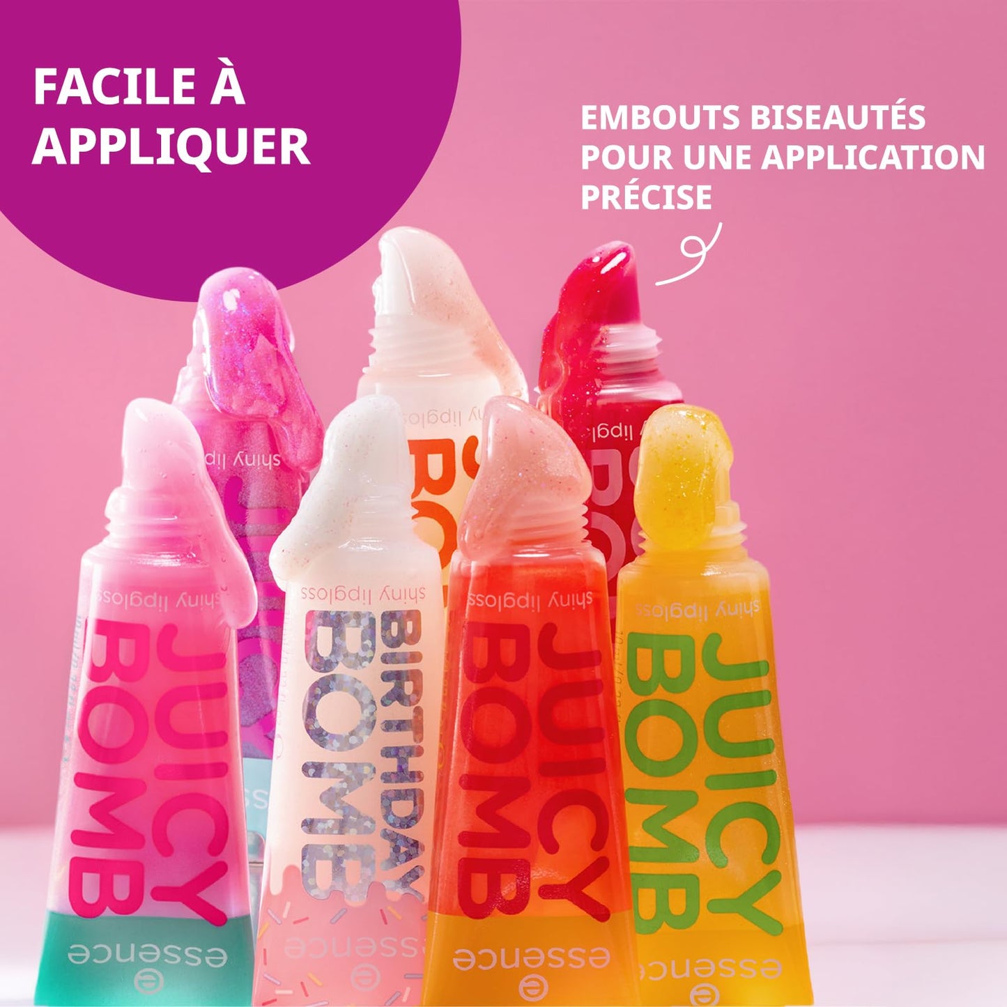 essence brillo de labios 101 JUICY BOMB brillo de labios brillante 101 Lovely - 10 ml