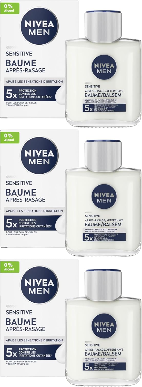 NIVEA MEN Sensitive - Baume Après-Rasage Peaux Sensibles - 100 ml
