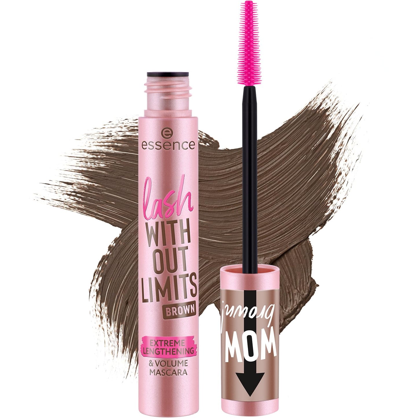 essence lash WITHOUT LIMITS EXTREME LENGTHENING & VOLUME MASCARA, longue durée, augmentant le volume, ultra noir, allongeant (13ml)
