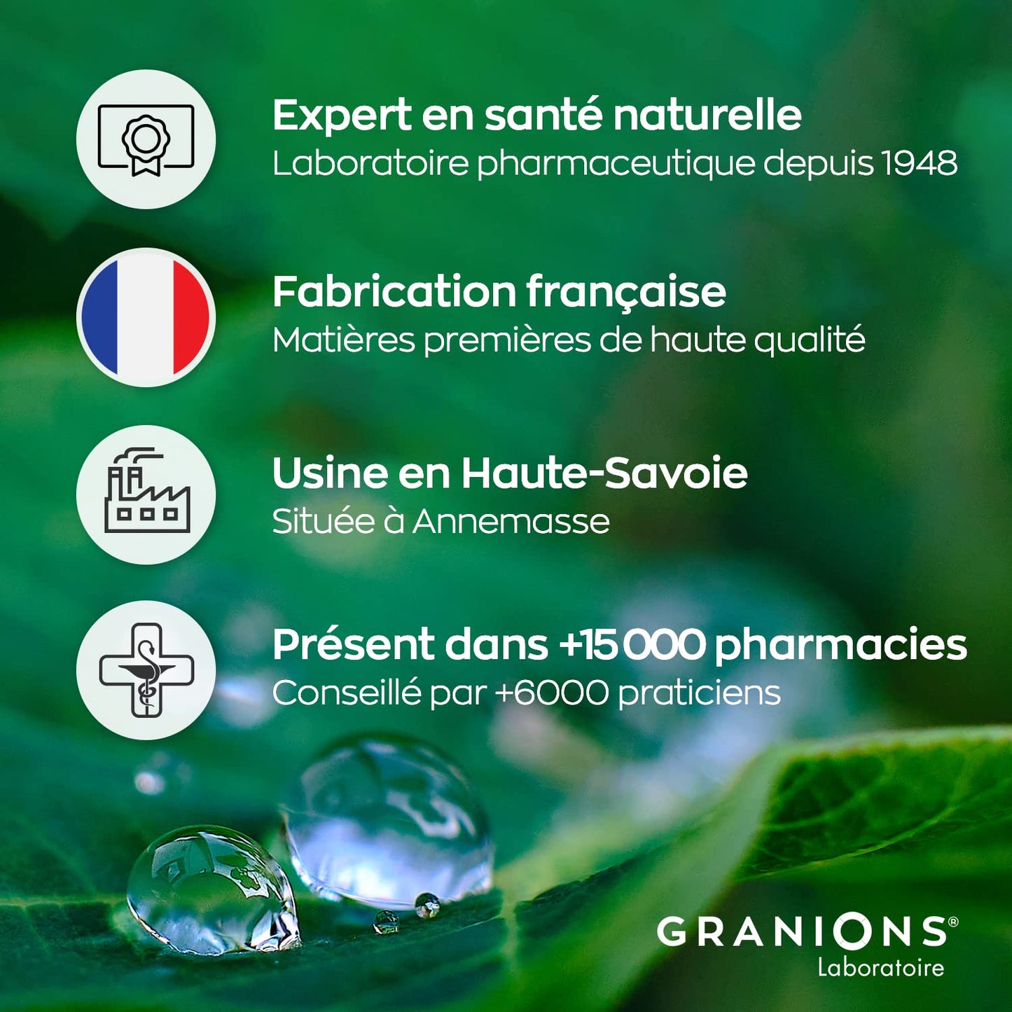 Vitamine C 1000 mg GRANIONS - Energie Immunité - 180 Comprimés Vegan Adulte
