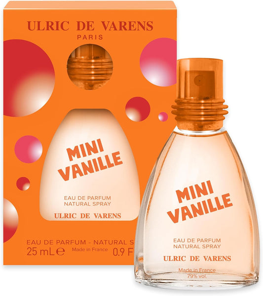 ULRIC DE VARENS - Eau de Parfum Mini Vanille - Vanille Boisée - Parfum Femme - Vaporisateur - Made in France - 25 ml