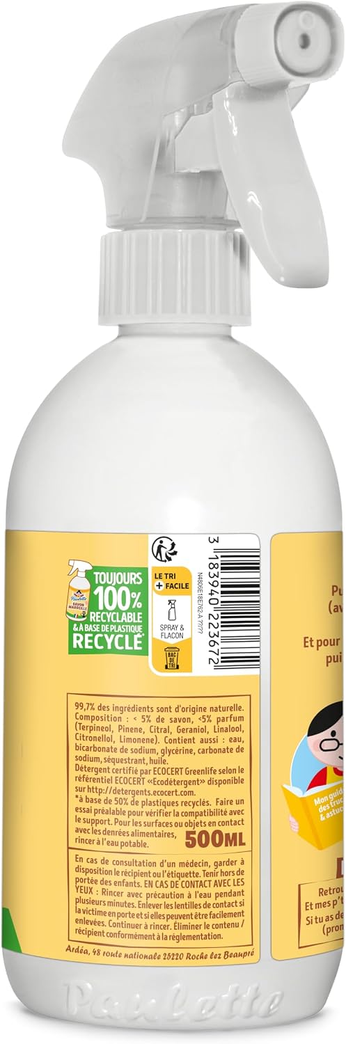 Paulette - Savon de Marseille au Bicarbonate de Soude - Authentique - 500mL