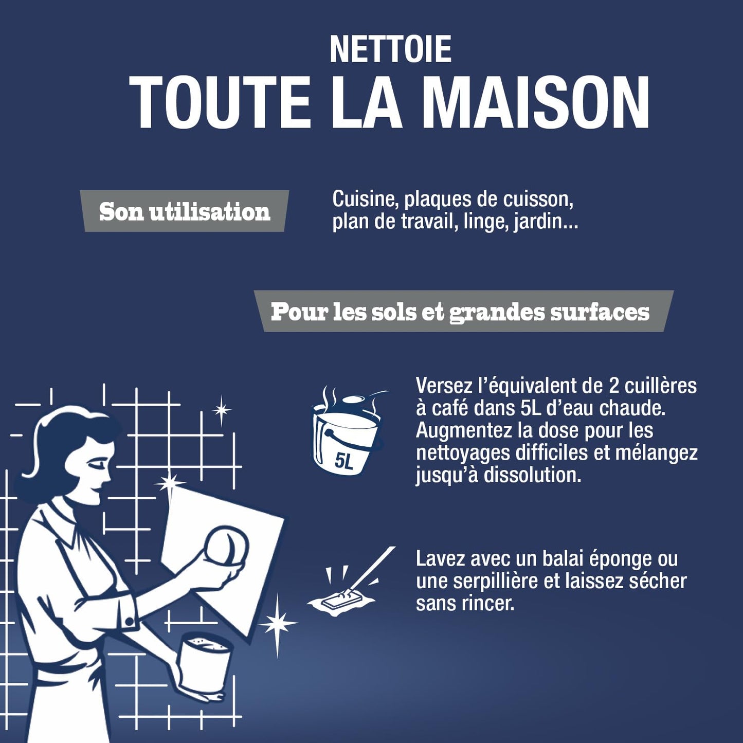 JACQUES BRIOCHIN - Savon noir prêt à l'emploi - A l'huile de lin - Nettoie, détache et fait briller - Ecocert - Fabrication Française - Flacon recyclable - Pulvérisateur 750ml