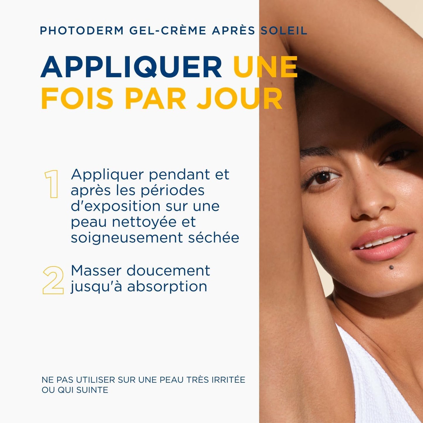BIODERMA Photoderm Gel-crème après-soleil - Soin hydratant et apaisant - Tous types de peaux, notamment sensibles - Prolonge le bronzage - Tube 200 ml