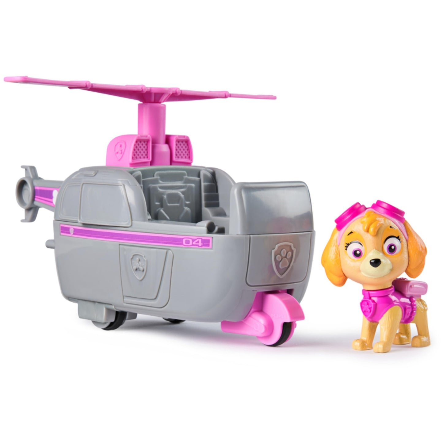 Paw Patrol - Pat Patrouille - Véhicule 15 Cm Et Figurine Liberty