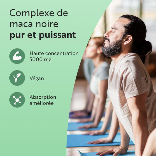 Nutravita Maca 5000 mg - 180 Capsules Véganes - 6 Mois