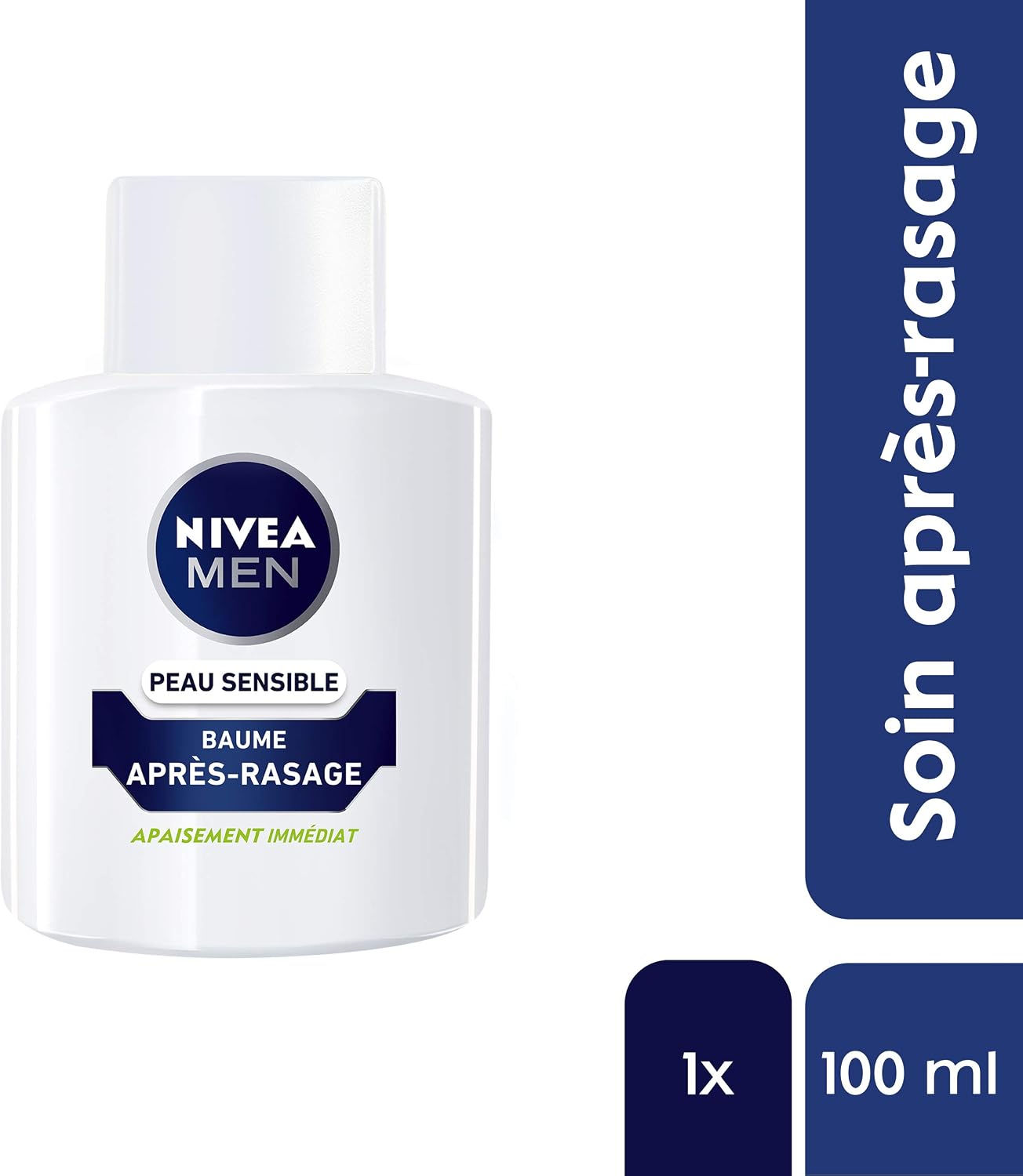NIVEA MEN Sensitive - Baume Après-Rasage Peaux Sensibles - 100 ml