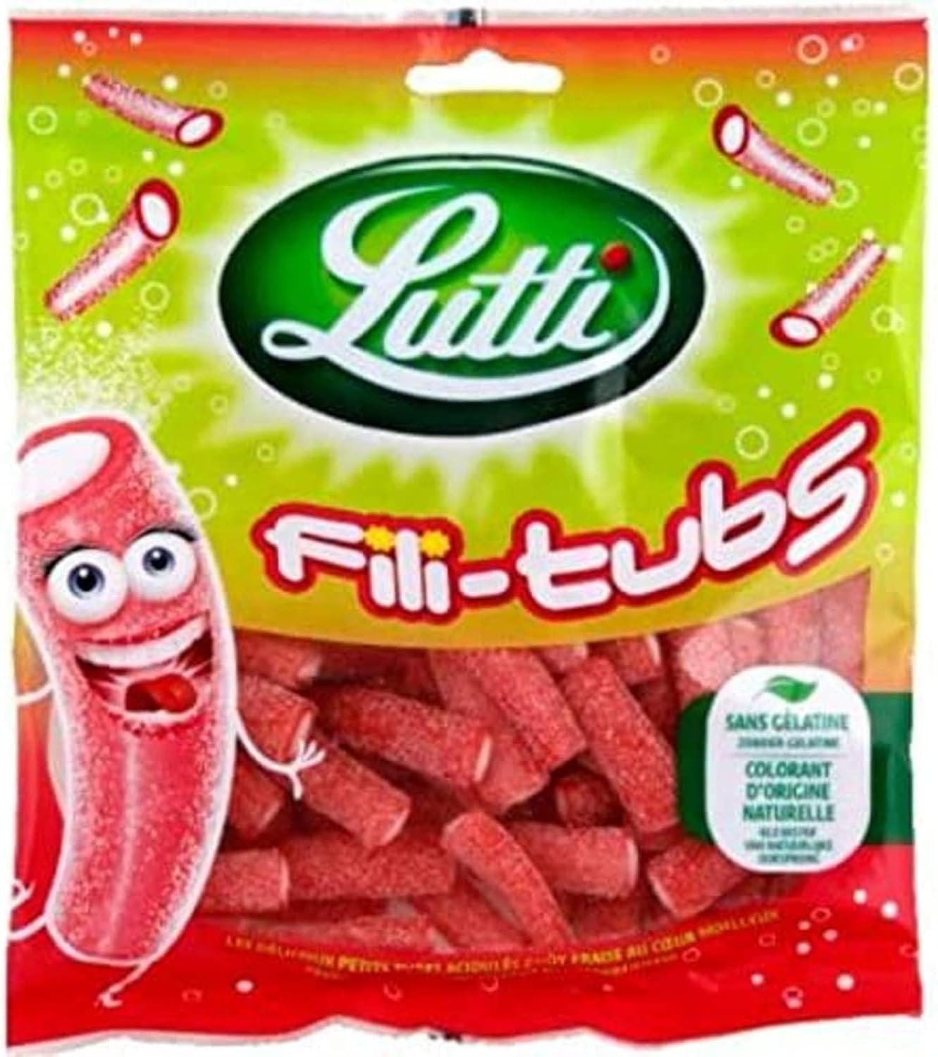 Lutti Fili-tubs Fraise 200g