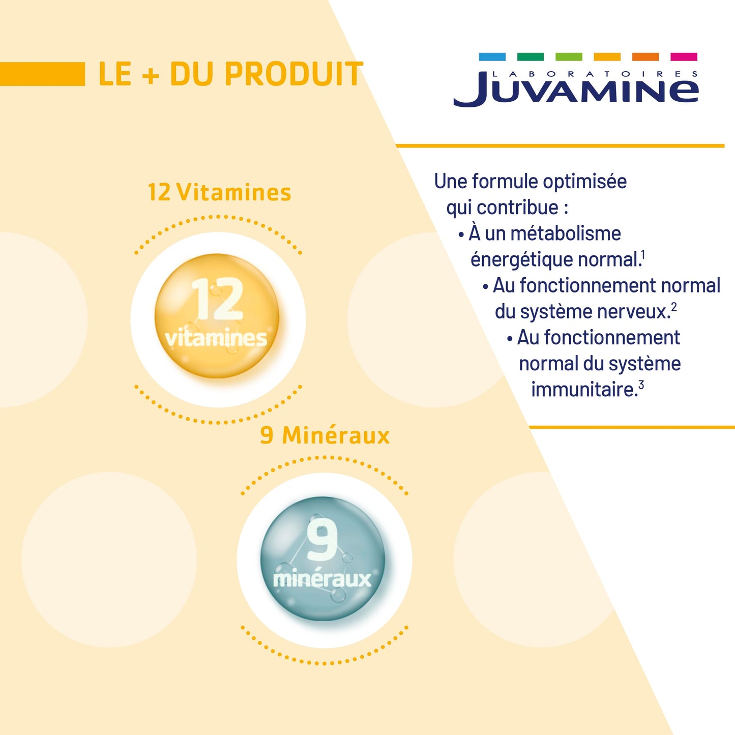 JUVAMINE 21 Vitamines & Minéraux - Fatigue, Énergie & Vitalité - 30 Cpr