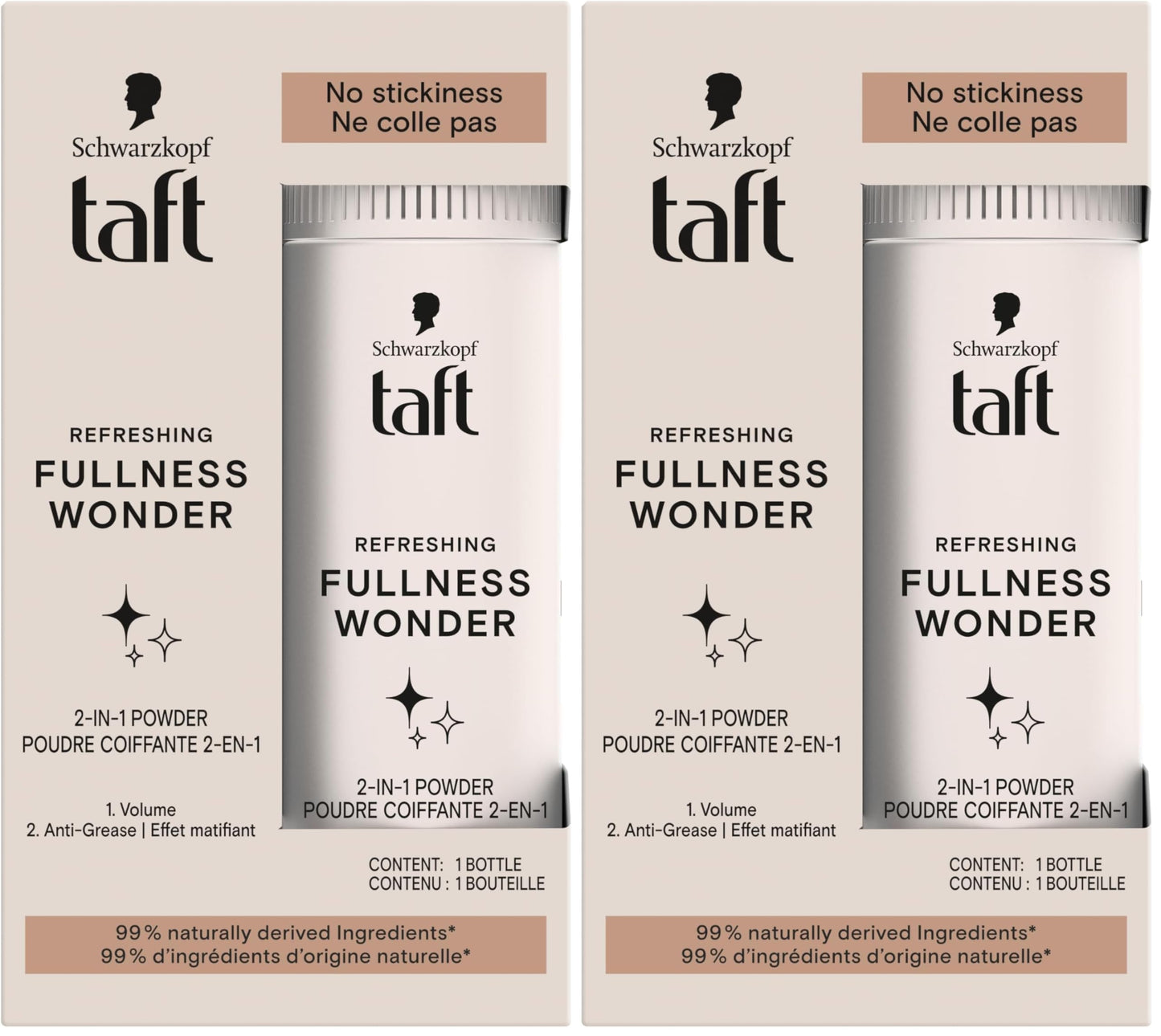 Taft Poudre Coiffante 2en1 10g Volume Instantané Matifiant Sans Residus