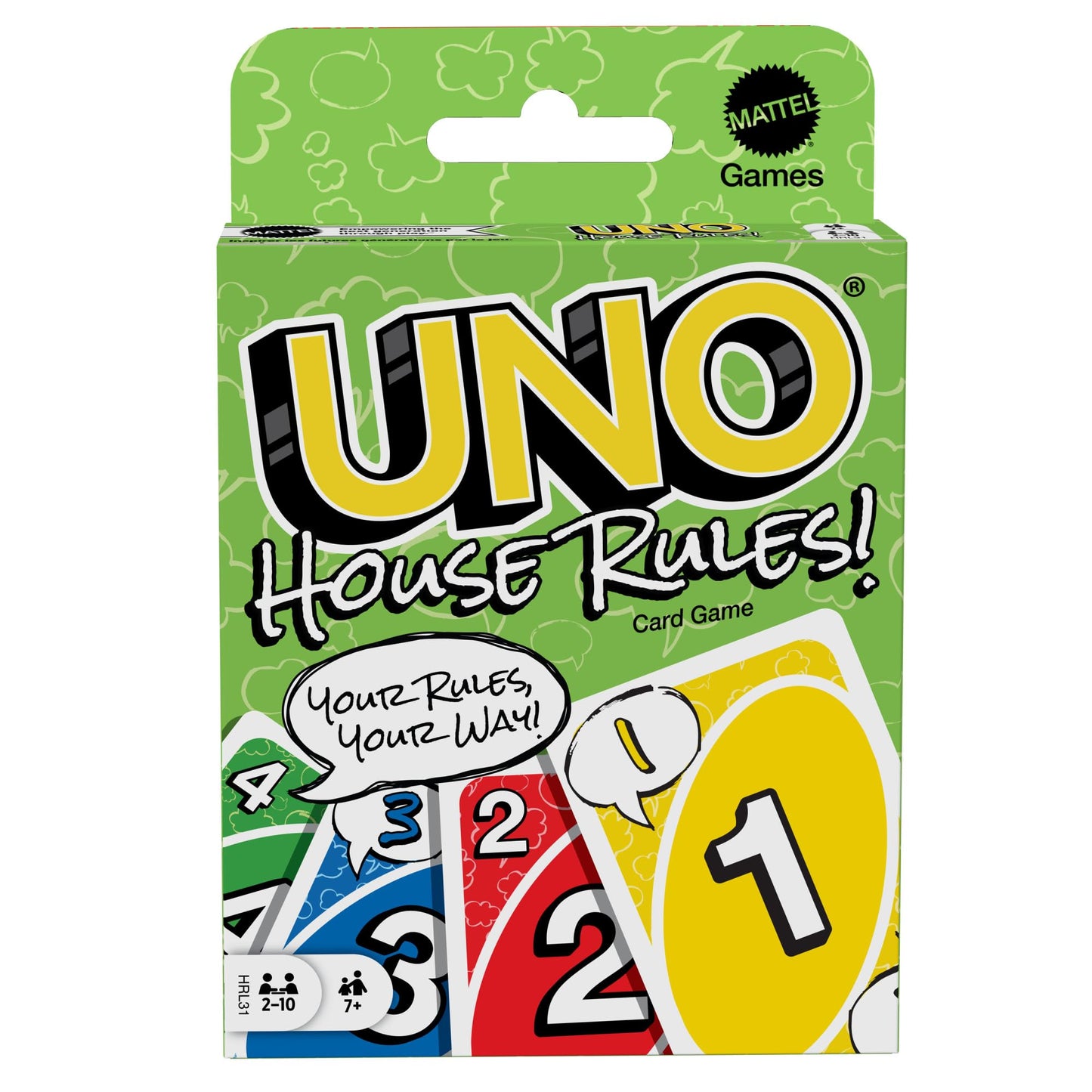 Mattel Games UNO Jeu de Cartes, 7+ Ans, 2-10 Joueurs