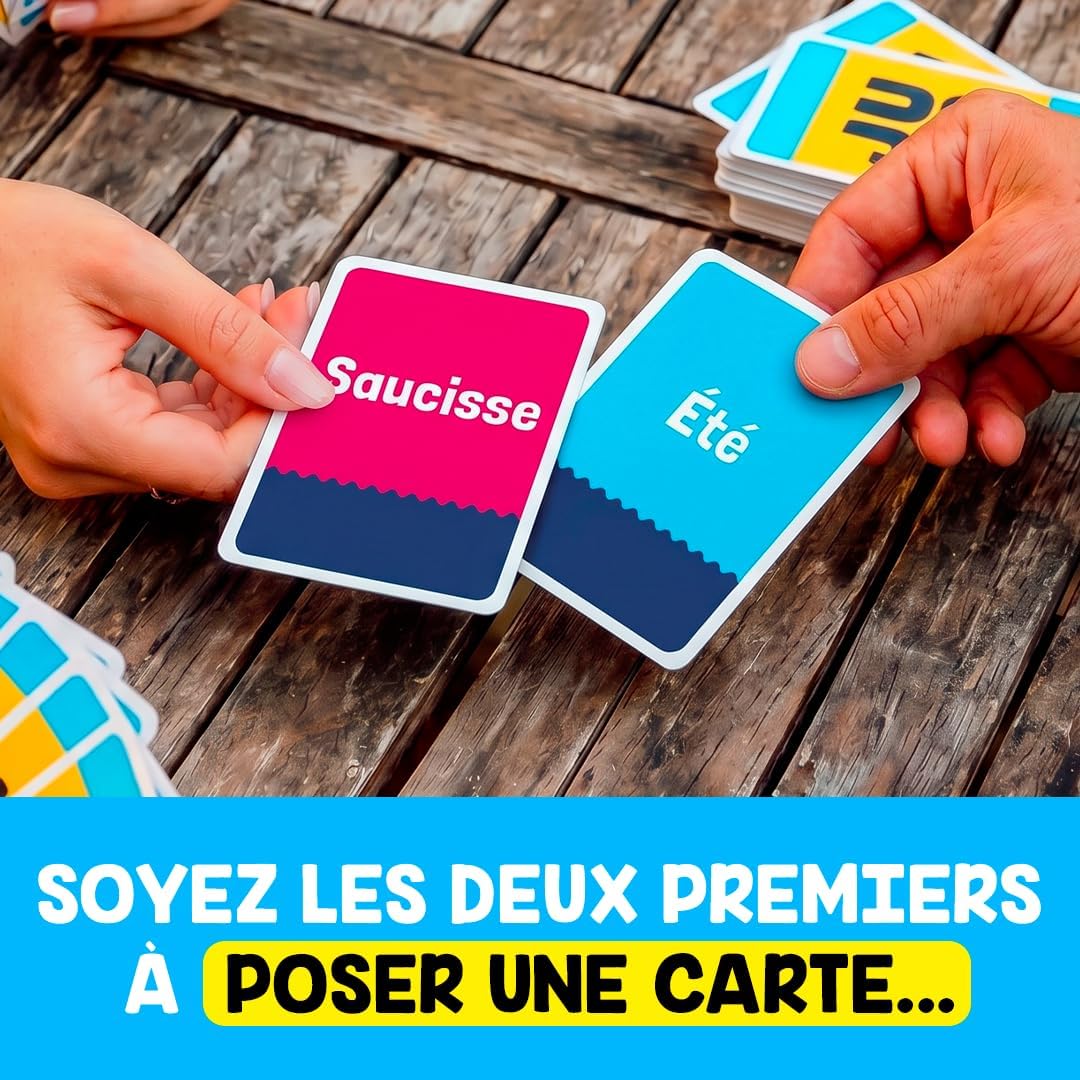 JUMO – Jeu de Société d’Ambiance – Grand Prix du Jouet 2026 – Drôle & Rapide – Association d’Idées & Rapidité – 3-8 Joueurs dès 10 ans – Cadeau Malin – par le créateur de Speed Bac – Jeu de Voyage