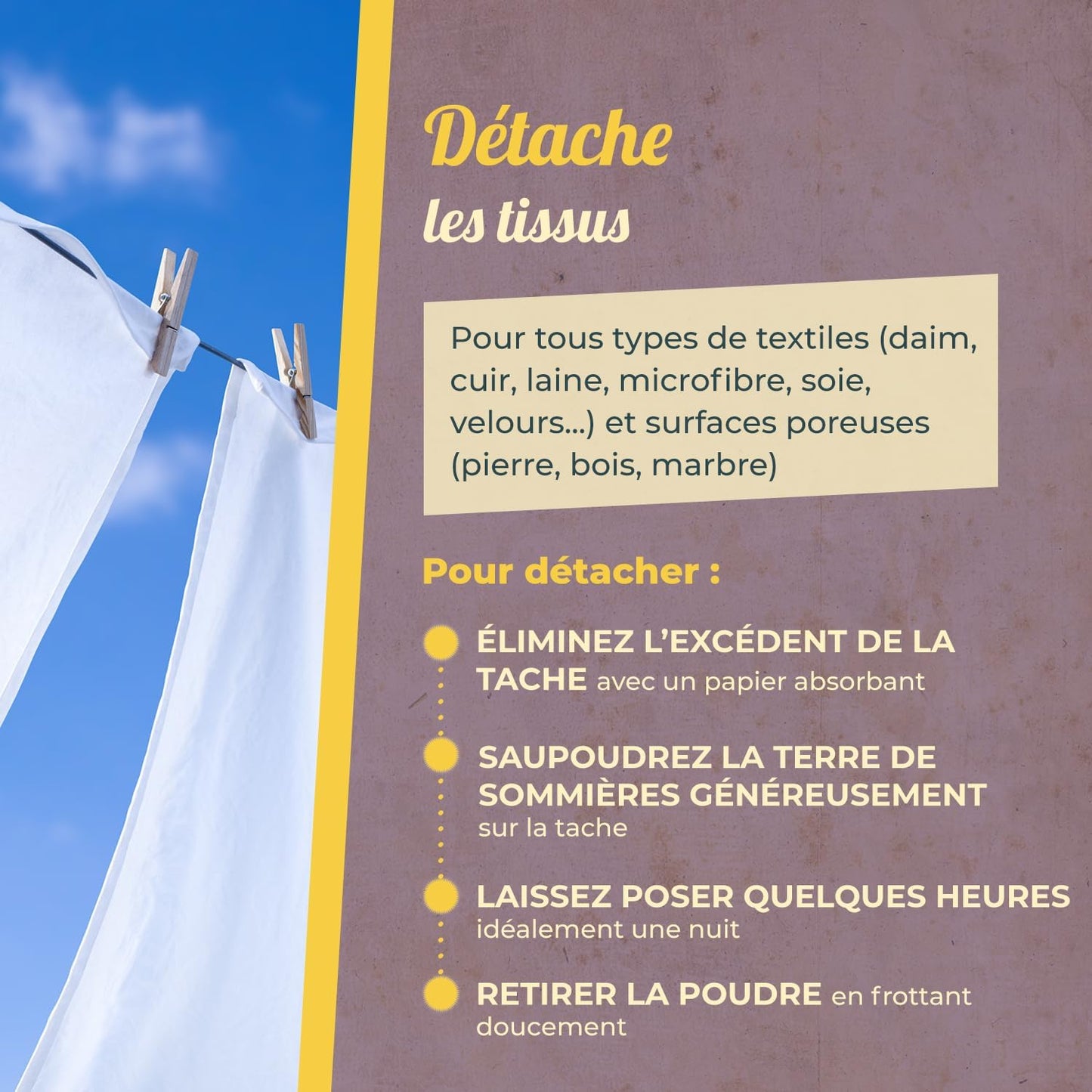 STARWAX FABULOUS Détachant Terre de sommières 200g