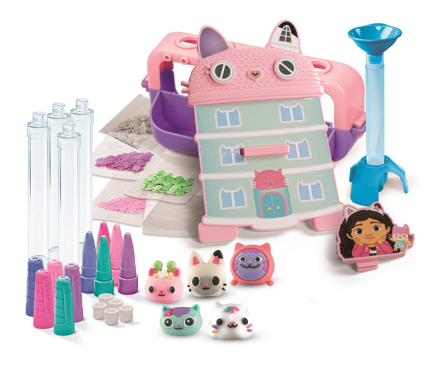 Atelier Hello Kitty 5 Stylos Figurines Décorations et Stickers Dès 6 Ans