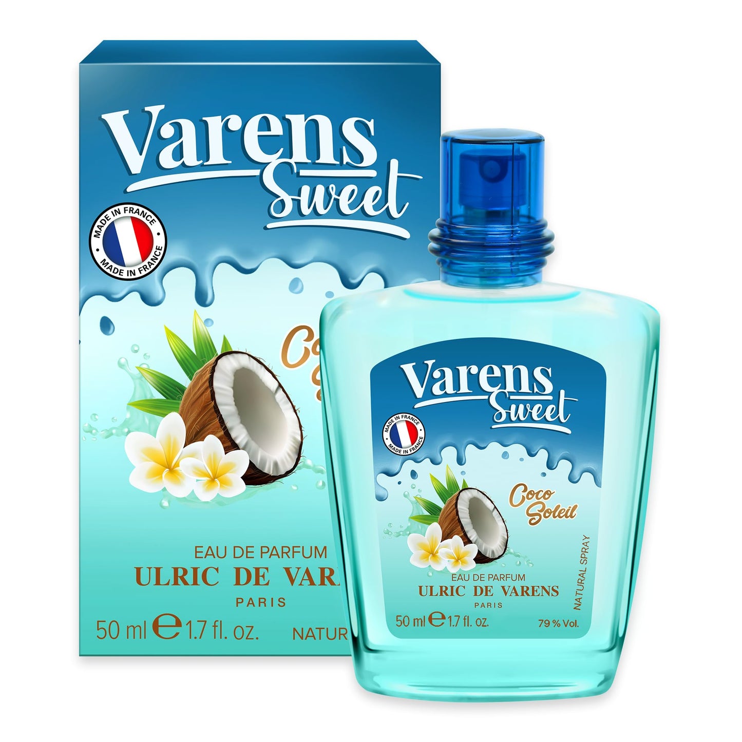 ULRIC DE VARENS - Eau de Parfum Varens - Parfum Femme - Vaporisateur - Made in France - 50 ml