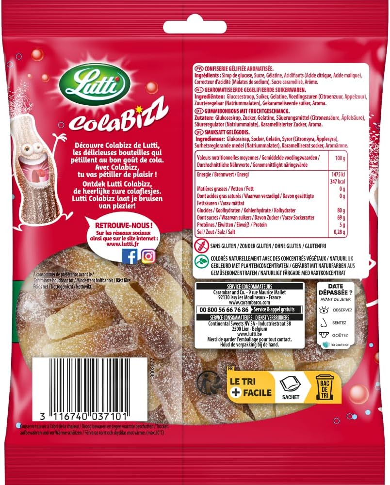 Lutti Cola Fizz 100 g