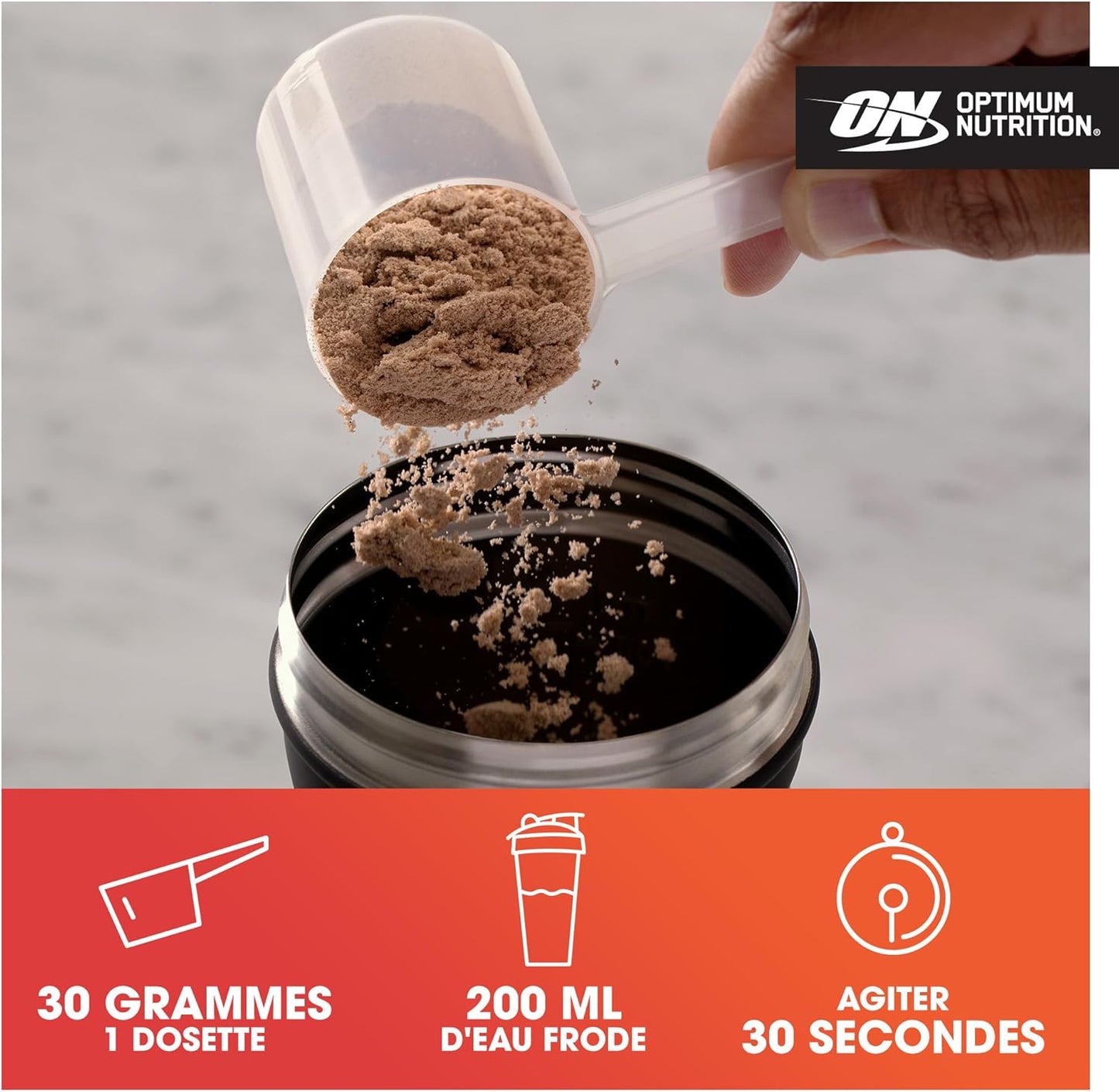 Optimum Nutrition Gold Standard 100% Whey Protéine en Poudre, 896 g