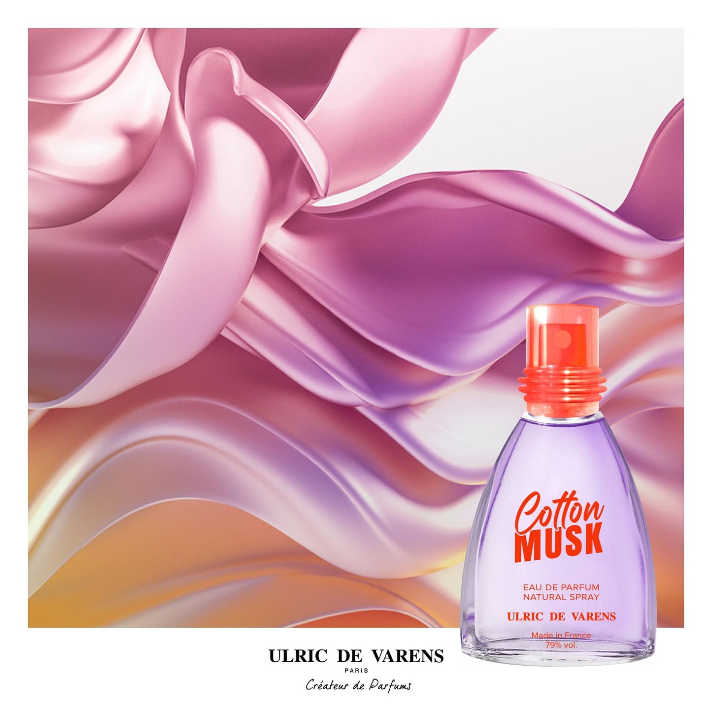 ULRIC DE VARENS - Eau de Parfum Mini Vanille - Vanille Boisée - Parfum Femme - Vaporisateur - Made in France - 25 ml
